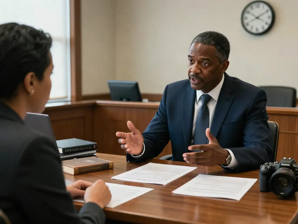 DUI court in Cherokee County GA consultation between attorney and client
