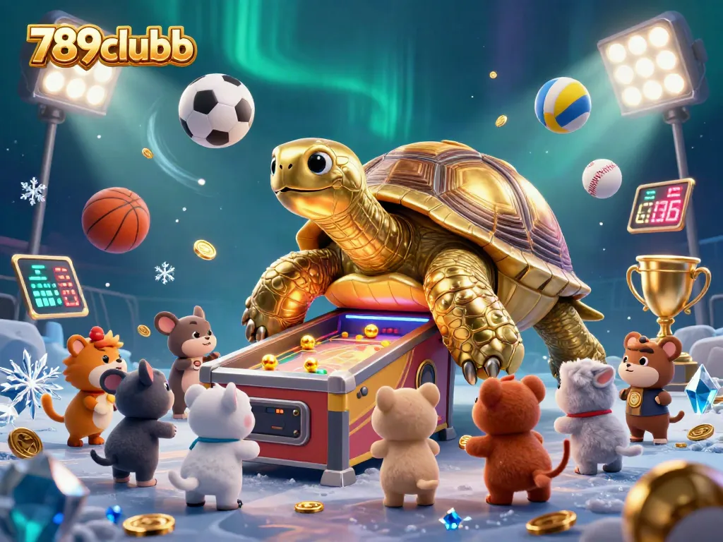Play exciting games at 789clubb with vibrant 3D scenes of a gambling paradise.