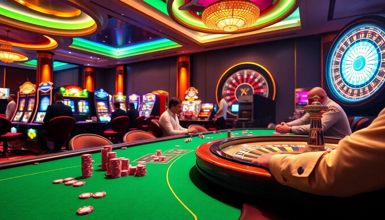Experience the excitement of xx88 with dynamic gameplay at vibrant casino tables and slot machines.