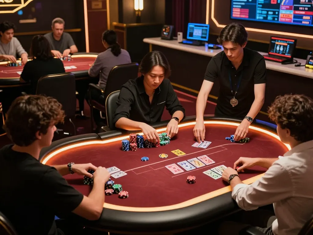 Experience FC88 online poker gaming with engaged players and vibrant gameplay atmosphere.