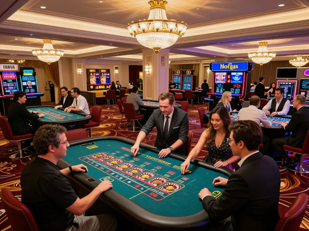 Players engaging at roulette tables showcasing excitement with 68 Game Bài atmosphere.