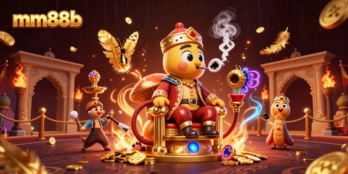 Spin and win with mm88b in this vibrant casino scene bursting with action and energy.